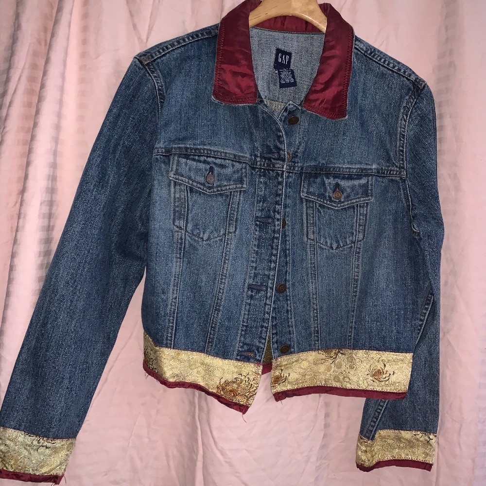 GAP jean jack- hand embellished